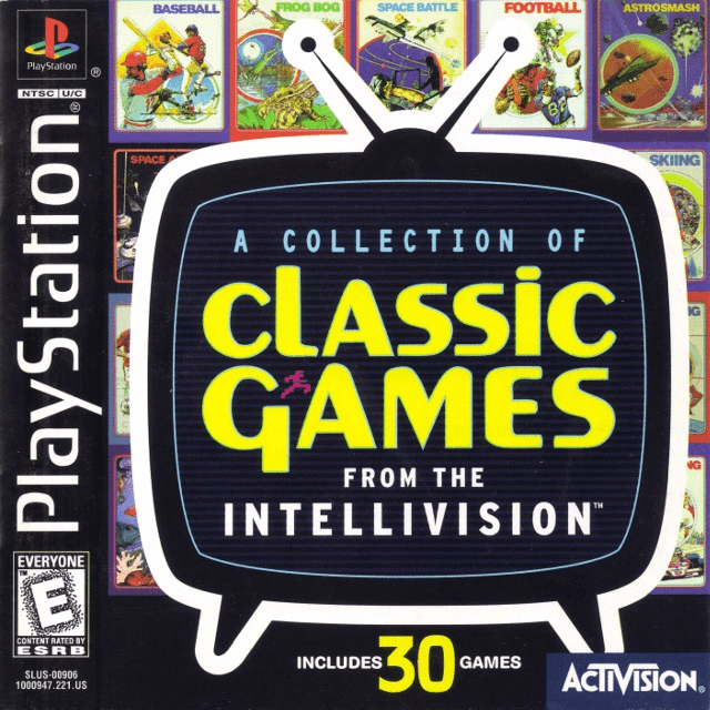 Collection of Intellivision Classic Games box art for Playstation